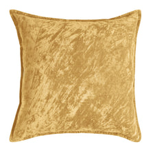 Load image into Gallery viewer, Veronica Cotton Velvet Cushion 50x50cm Sand