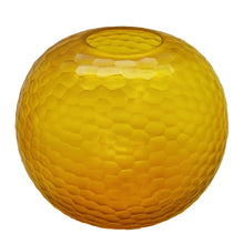 Load image into Gallery viewer, Victoria Round Glass Vase 34x29.5cm Amber