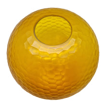 Load image into Gallery viewer, Victoria Round Glass Vase 34x29.5cm Amber