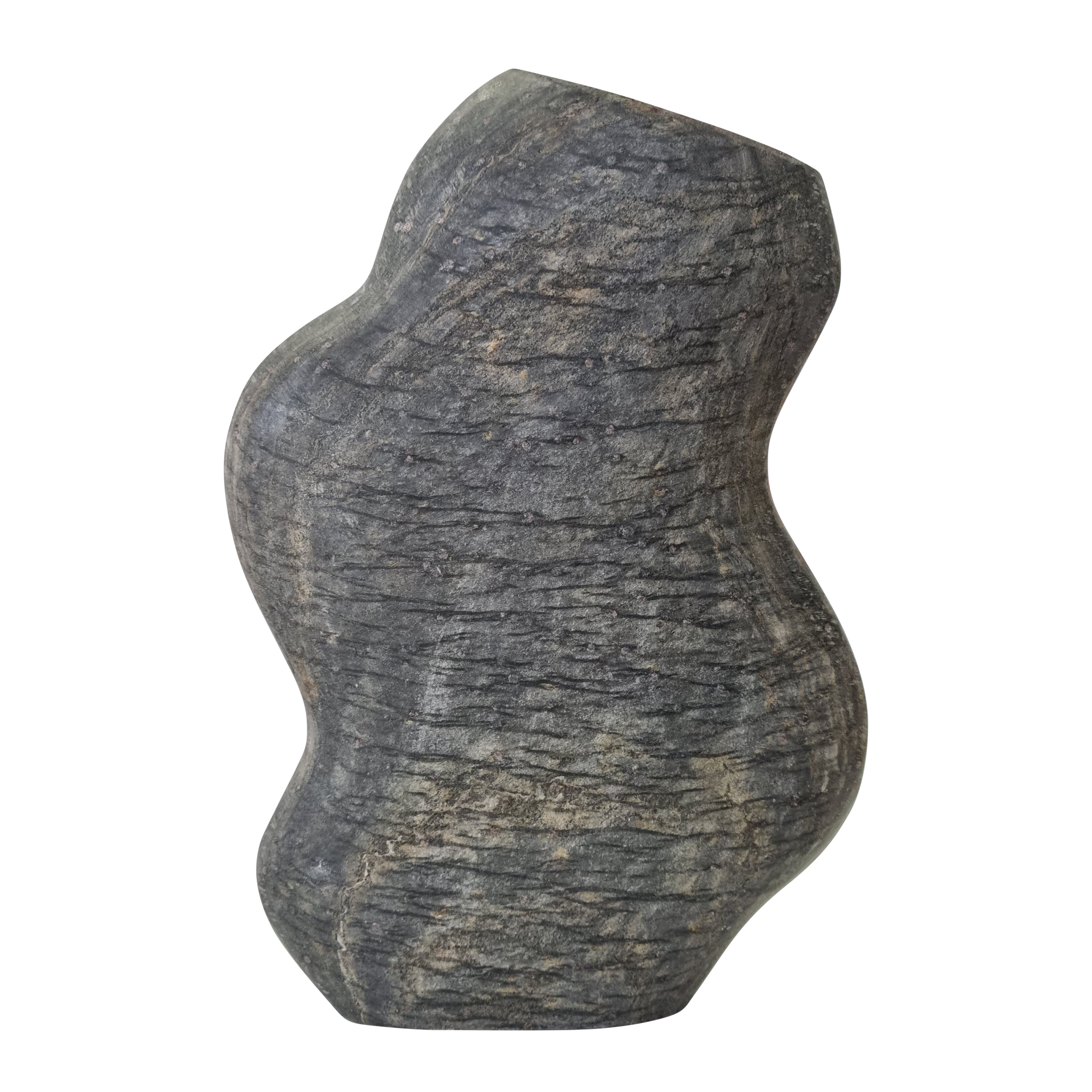 Dean Irregular Vase 25x7.5x30.5cm Slate