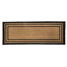 Load image into Gallery viewer, PVC Backed Coir Printed Mat Ranchslider 40x120cm Rectangular Lines; ETA Early June
