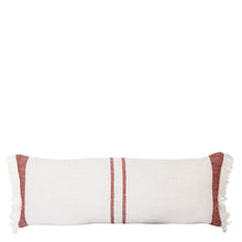 Load image into Gallery viewer, Cassidy Cushion 35x90cm Ivory &amp; Brick
