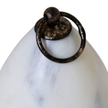 Load image into Gallery viewer, Nessa Door Stop 14x9cm White Marble