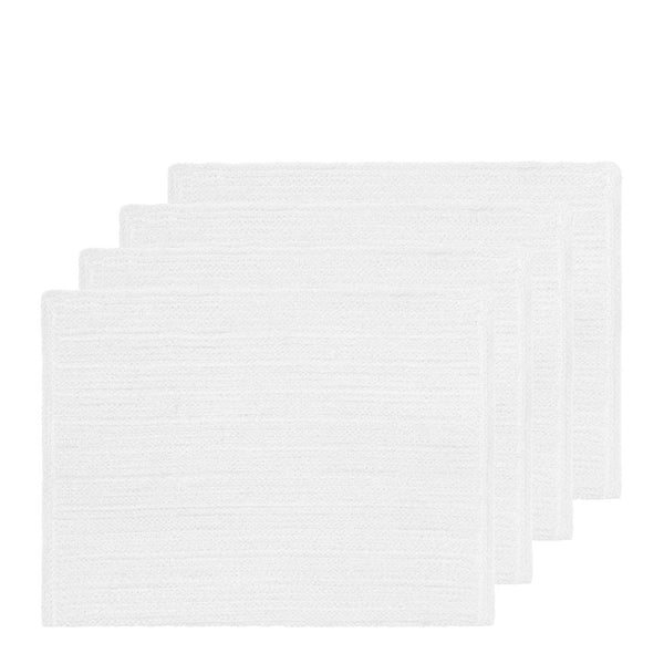 Miller Braided Placemat Set of 4 33x48cm White