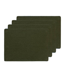 Load image into Gallery viewer, Miller Braided Placemat Set of 4 33x48cm Olive
