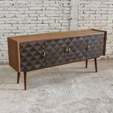 Load image into Gallery viewer, Ansel 4 Door Sideboard 170x40x77cm Black & Natural