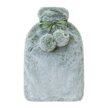 Load image into Gallery viewer, Archie Hot Water Bottle and Cover 37x22cm Sage
