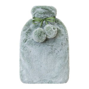 Archie Hot Water Bottle and Cover 37x22cm Sage