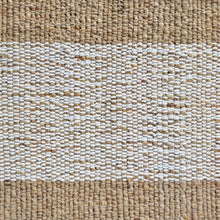 Load image into Gallery viewer, Blake Jute Runner 37x180cm White &amp; Warm Taupe
