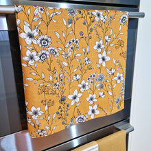 Load image into Gallery viewer, Blossom 3 Pack Tea Towel 50x70cm Mustard
