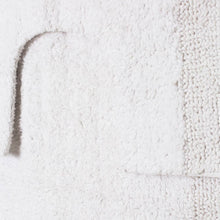 Load image into Gallery viewer, Dawson 2 Piece Bathmat Set 50x50cm & 50x80cm White