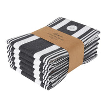 Load image into Gallery viewer, Eleanor 6 pack Tea Towel 50x70cm Grey