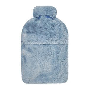 Holly Faux Fur Hotwater Bottle 37x22cm Blue