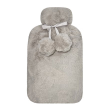 Load image into Gallery viewer, Holly Faux Fur Hotwater Bottle 37x22cm Dove
