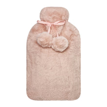 Load image into Gallery viewer, Holly Faux Fur Hotwater Bottle 37x22cm Rose
