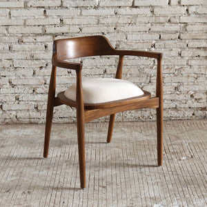 Markus Chair Keat Fabric 57x53x72cm Natural & White