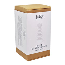 Load image into Gallery viewer, Novo Candle Holder Small 8.5x8.5x17.5cm White

