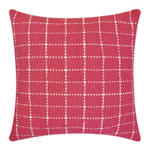 Load image into Gallery viewer, Tahlia Cushion 50x50cm Dusty Red & Cream