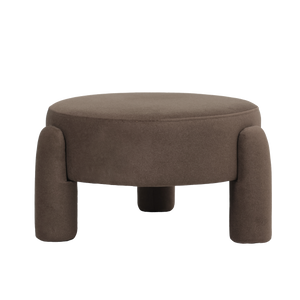 Cresent Velvet Stool Rich Cocoa; ETA Early October