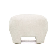 Load image into Gallery viewer, The Ceylon Ottoman 53x41x38cm Ivory
