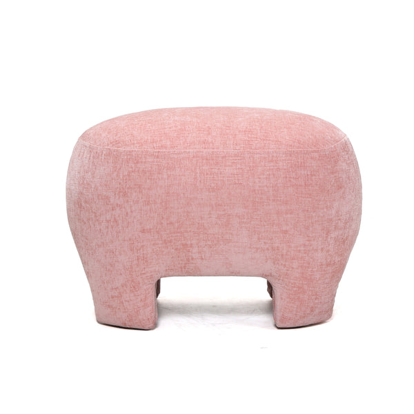 The Ceylon Ottoman 53x41x38cm Peach Rose; ETA Early September