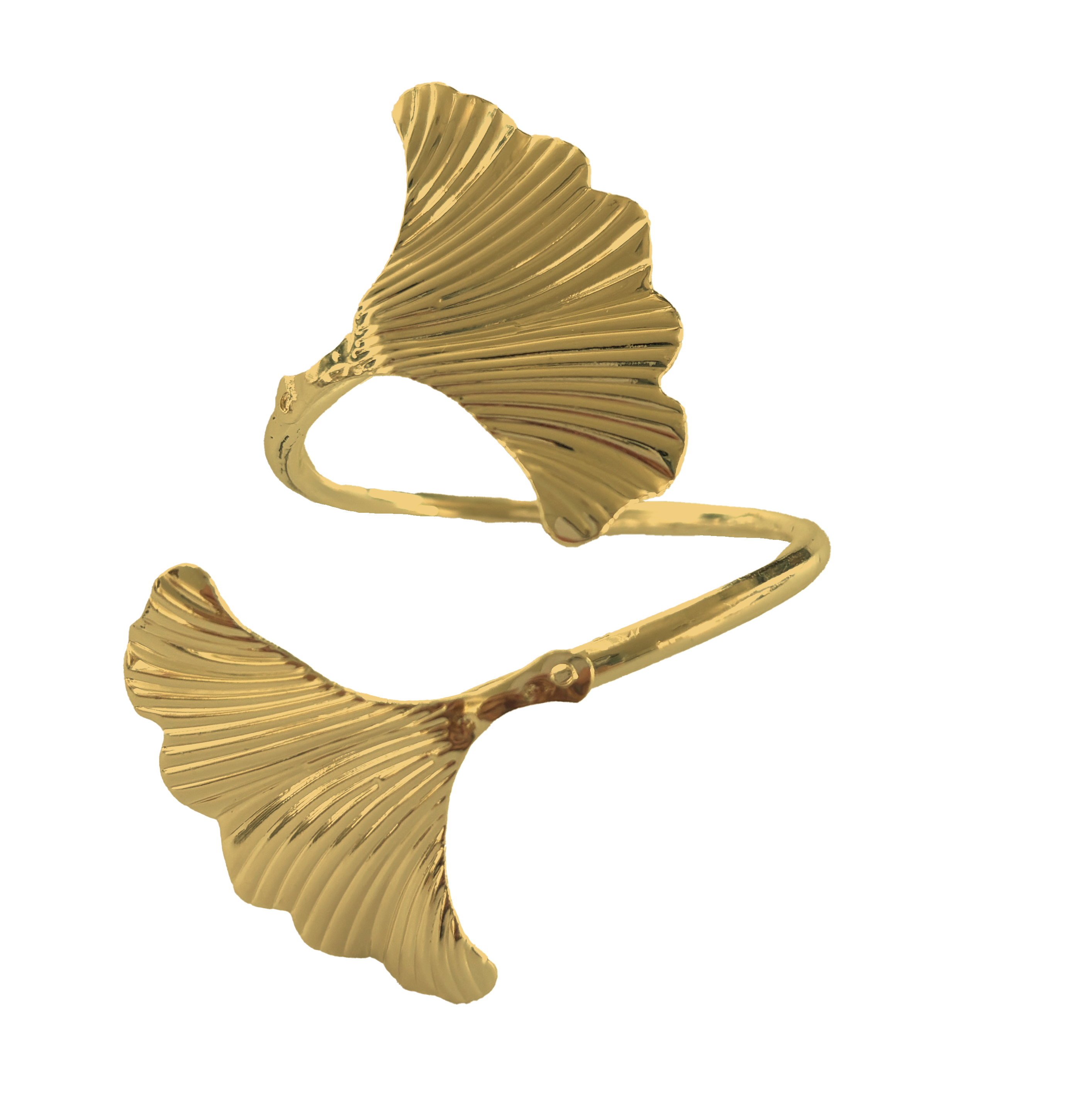 Noel Napkin Ring Set of 4 6.7x4x4.2cm Gold