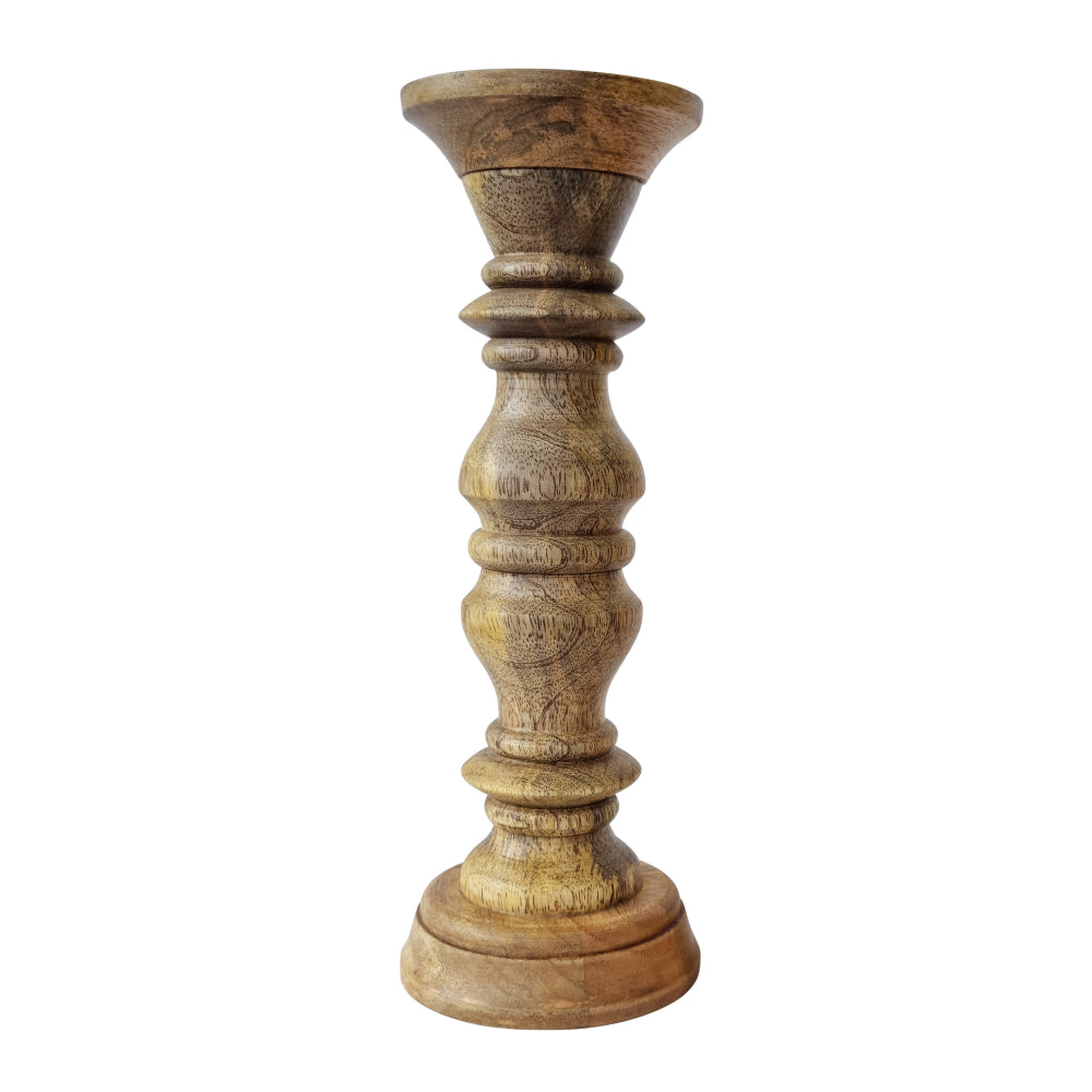 Kenn Christmas Candle Holder Large 12x12x30cm Natural