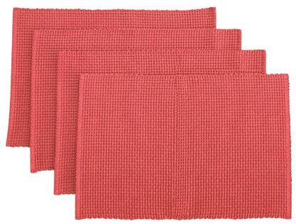 Ralph Placemat Set of 4 33x48cm Red