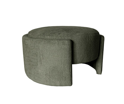 Elara Ottoman 74x64x43cm Dark Moss