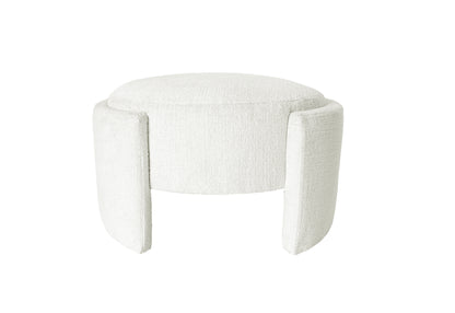 Elara Ottoman 74x64x43cm Ivory