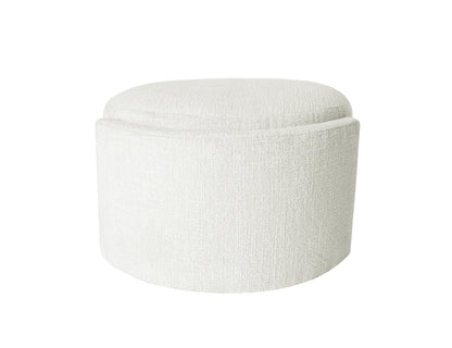 Elara Ottoman 74x64x43cm Ivory