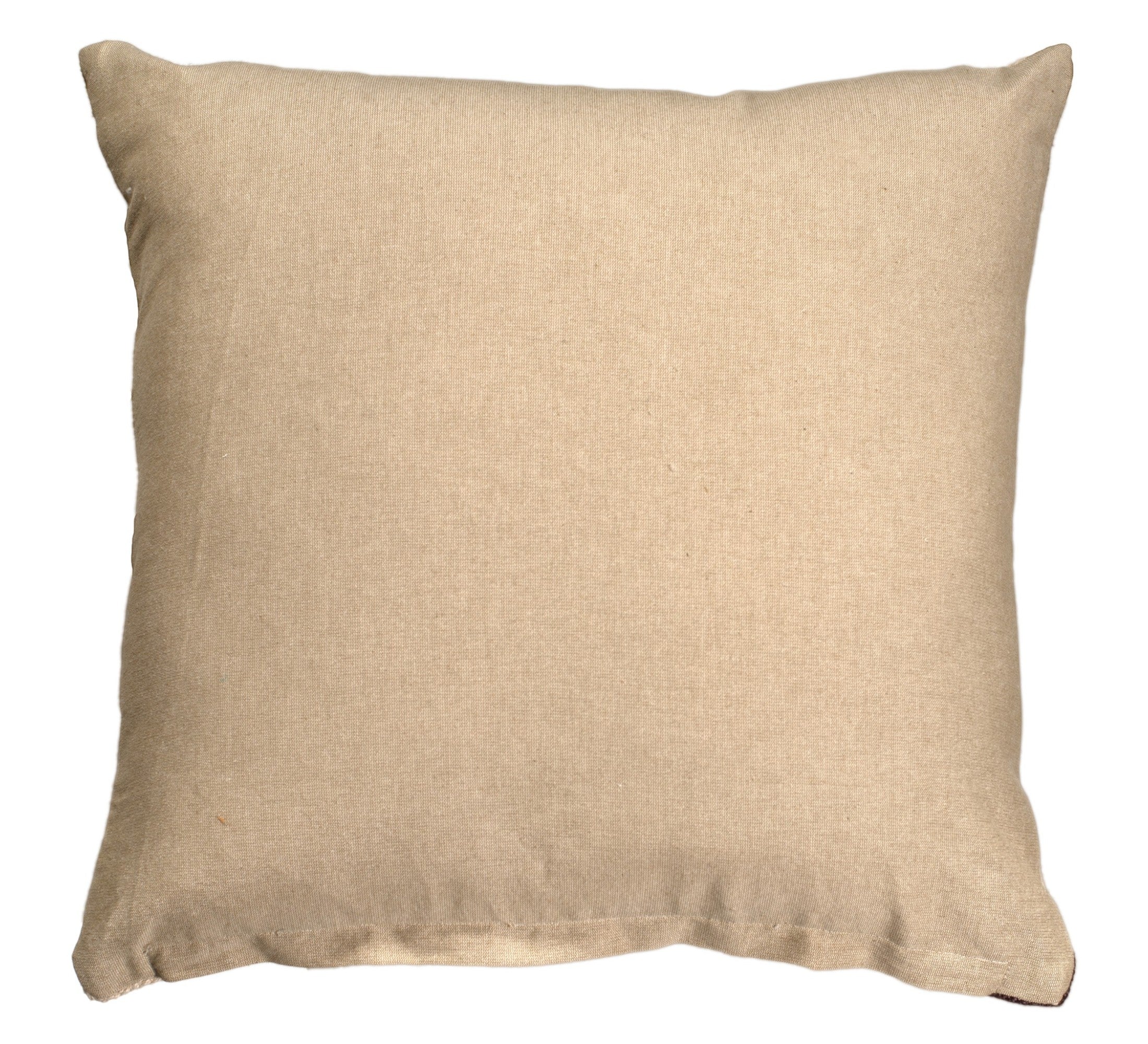 Eren Handwoven Stripe Cushion 50x50cm Olive & Natural