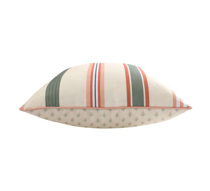 Jardin Outdoor Cushion 50x50cm Cream & Pink Multi Green