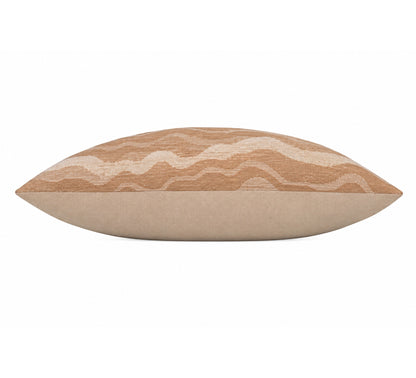 Samara Chenille Linen Blend Woven Cushion 50x50cm Beige