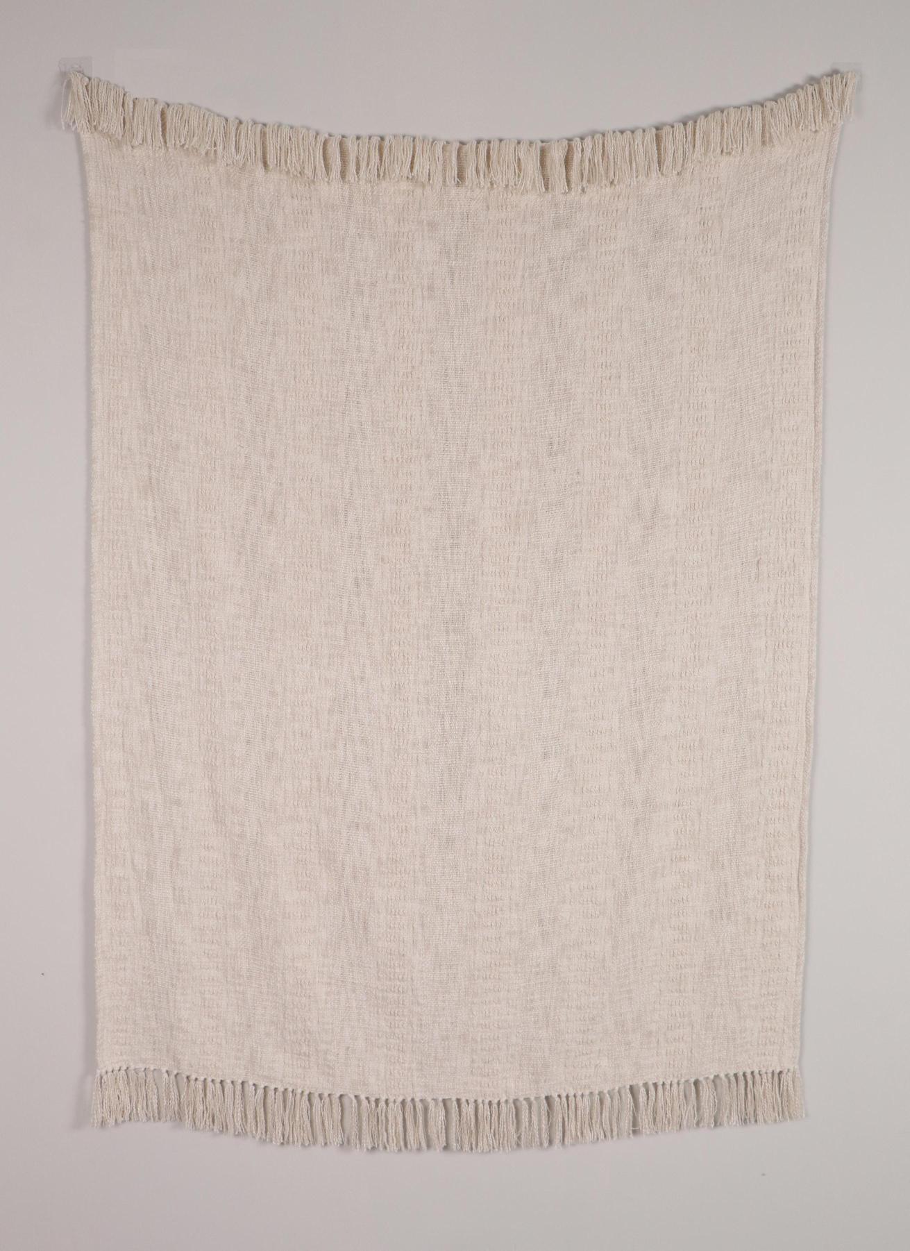 Terra Tassel Throw 130x170cm Beige
