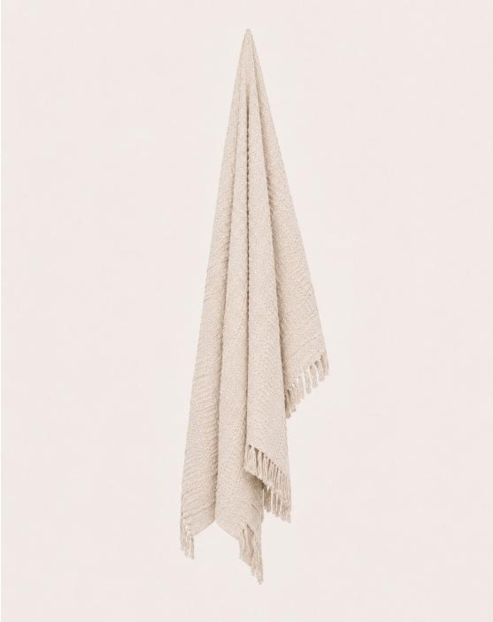 Terra Tassel Throw 130x170cm Beige