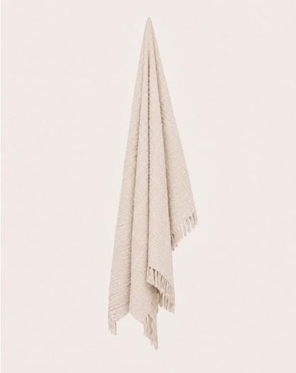 Terra Tassel Throw 130x170cm Beige