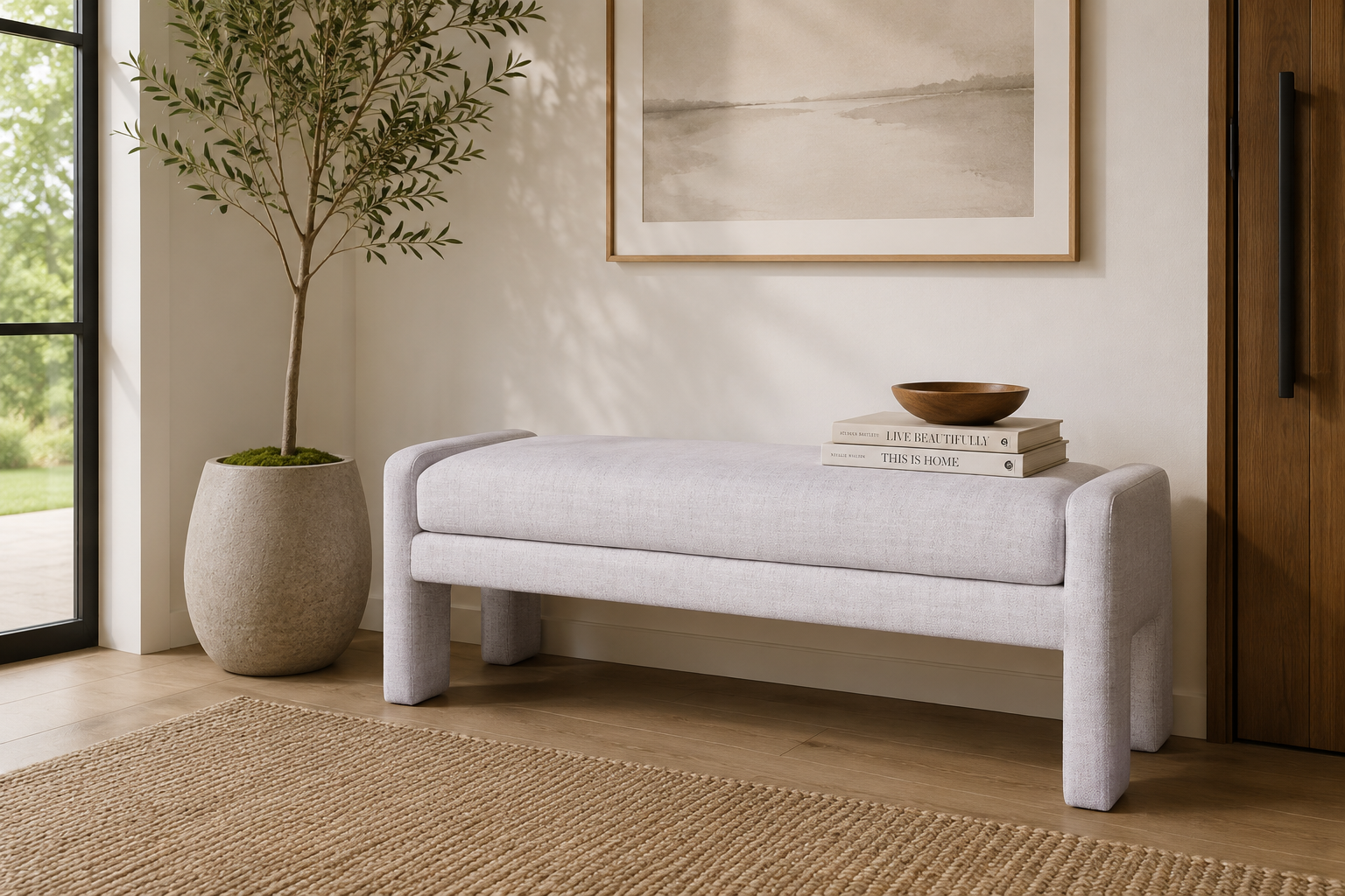 Haven Bench 146x46x46cm Latte