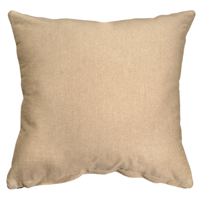 Thea Handwoven Linen Blend Cushion 50x50cm Black