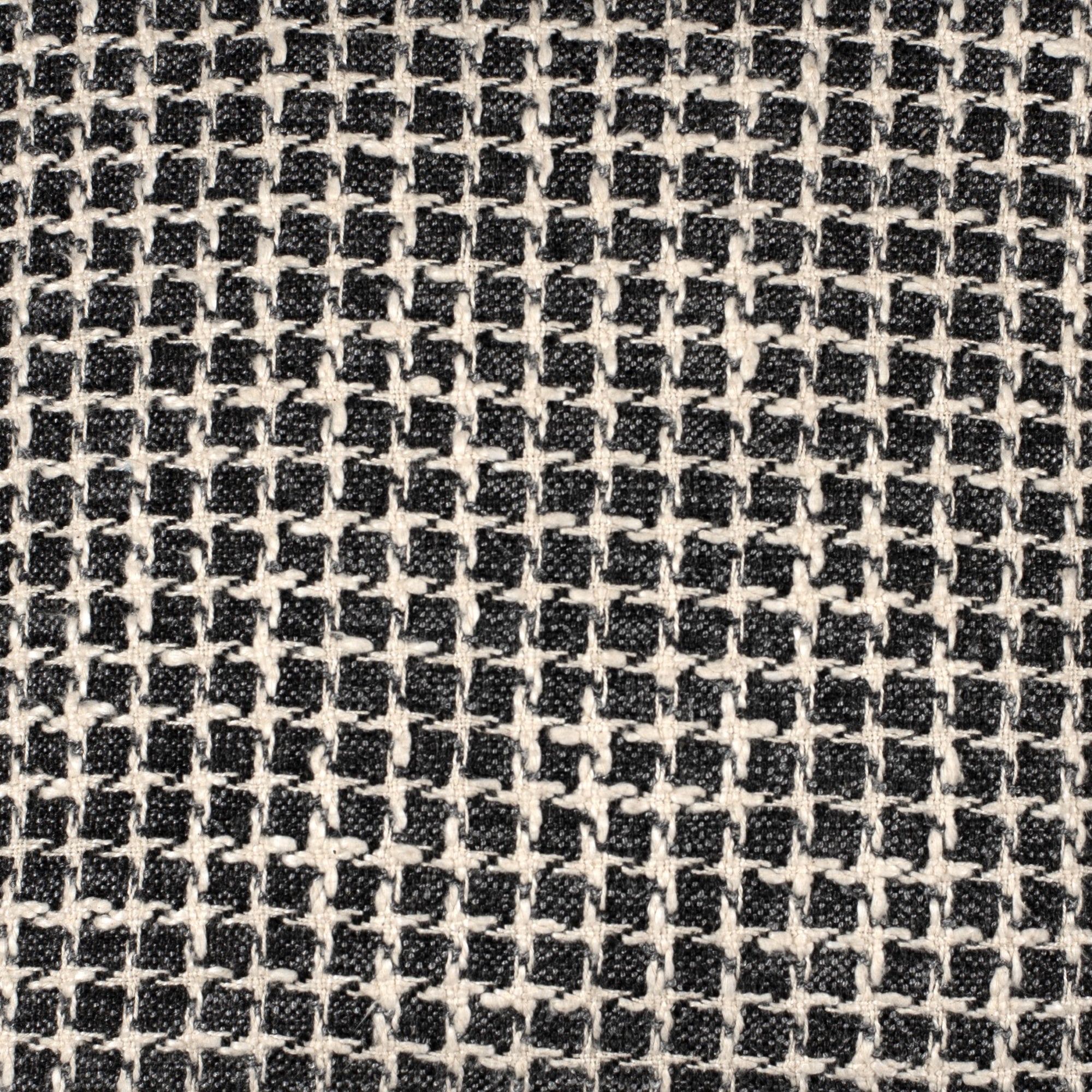 Thea Handwoven Linen Blend Cushion 50x50cm Black