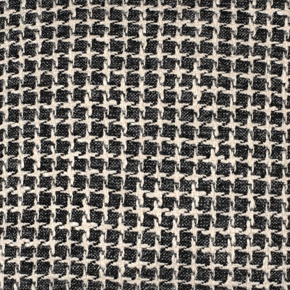 Thea Handwoven Linen Blend Cushion 50x50cm Black