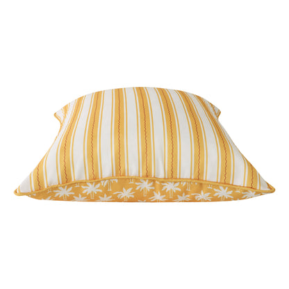 Tropicana Outdoor Cushion 50x50cm Mustard & Terracotta