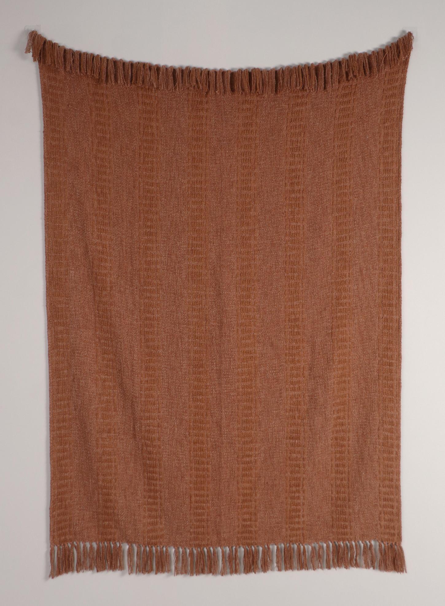 Terra Tassel Throw 130x170cm Rust