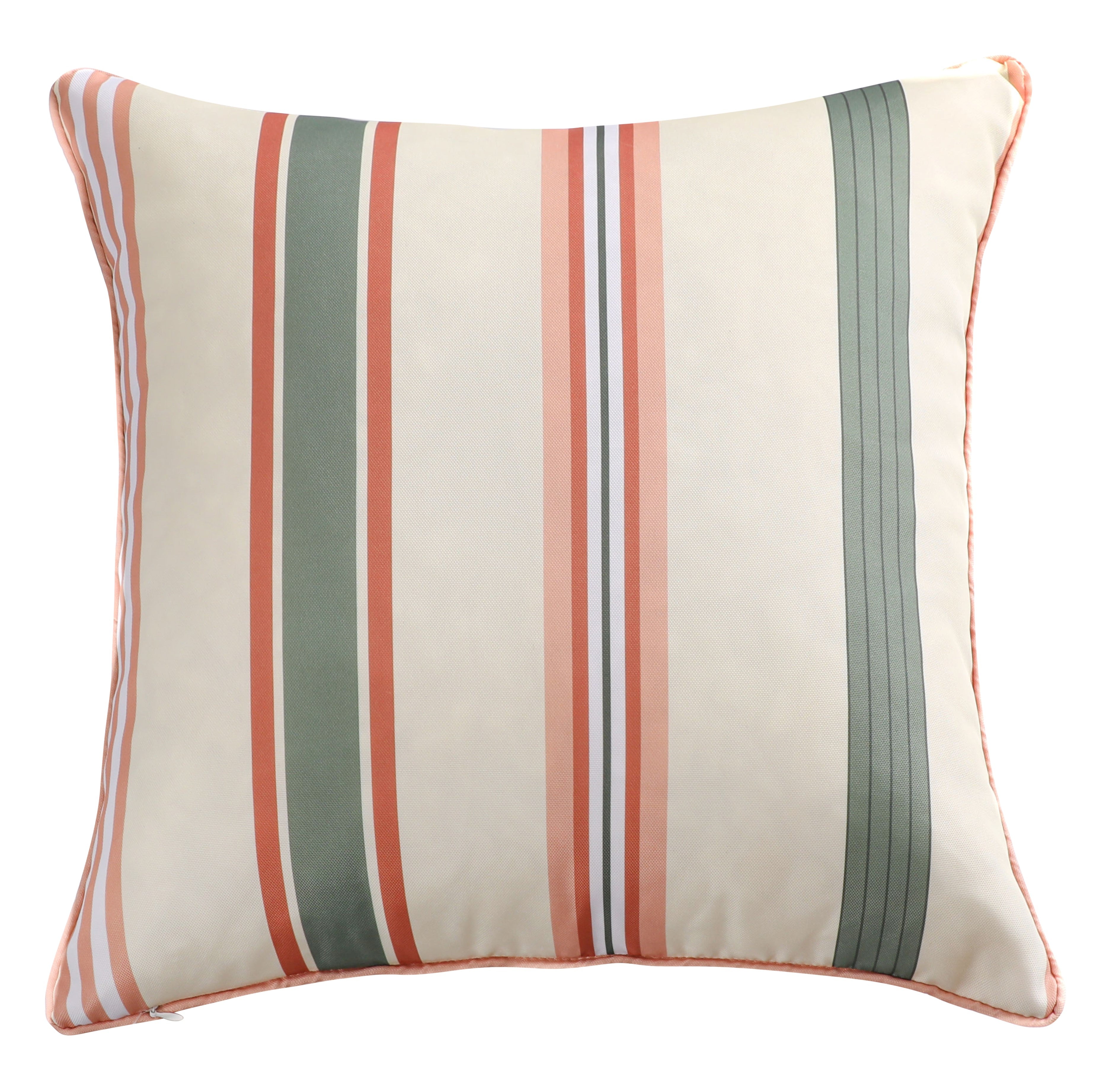 Jardin Outdoor Cushion 50x50cm Cream & Pink Multi Green