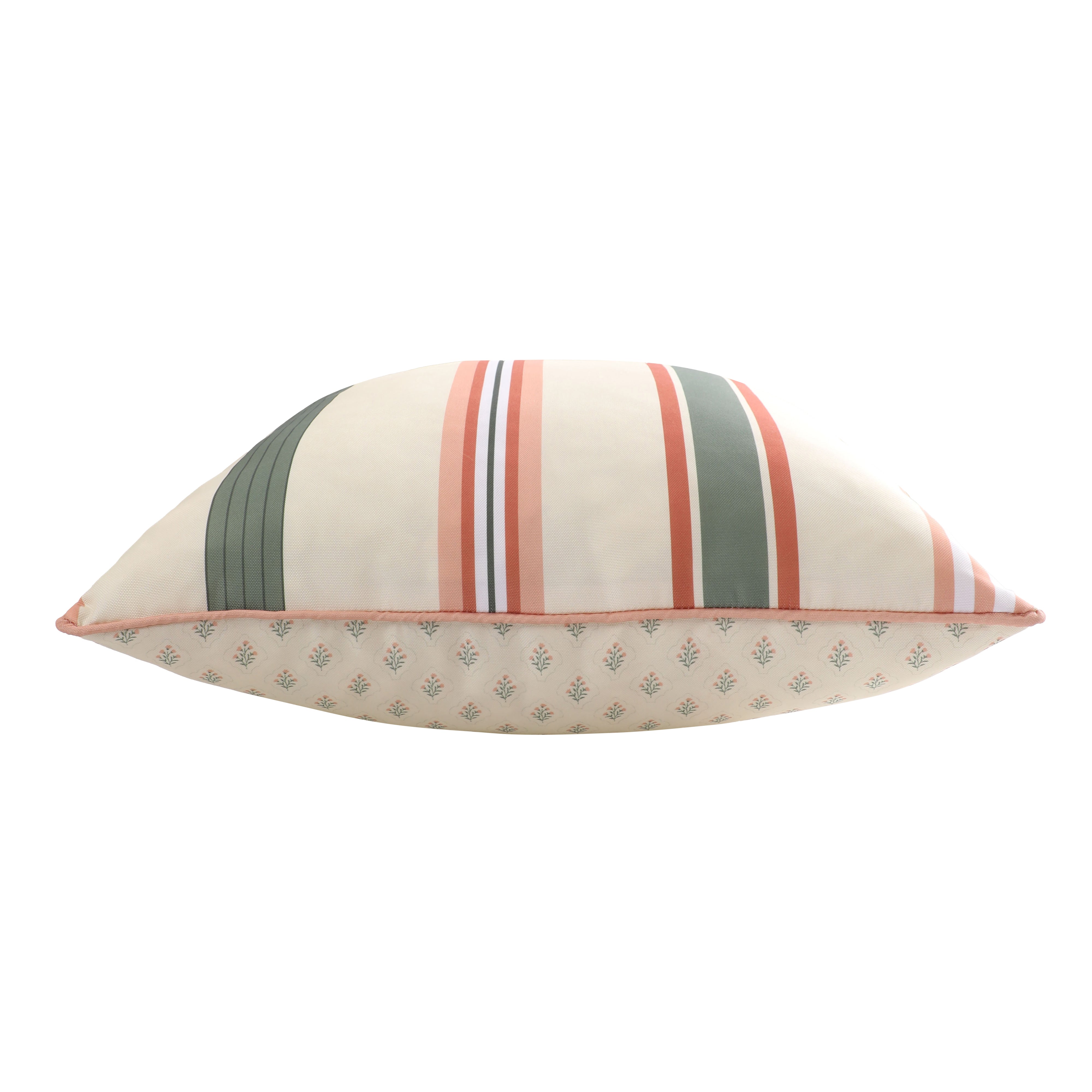 Jardin Outdoor Cushion 50x50cm Cream & Pink Multi Green