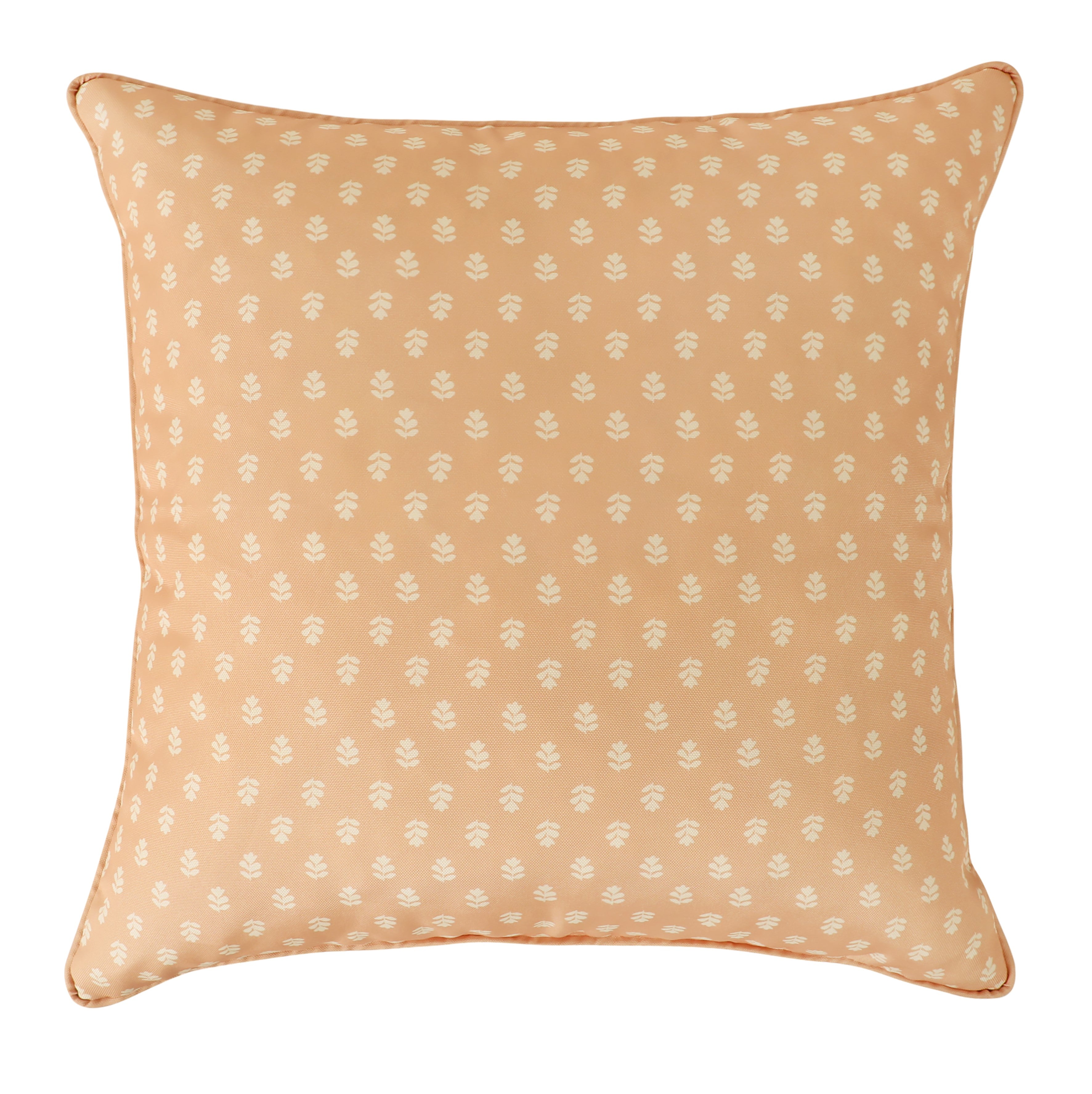 Rosette Outdoor Cushion 50x50cm Dusty Pink & Cream