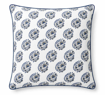 Rangoli Cushion 50x50cm Indigo