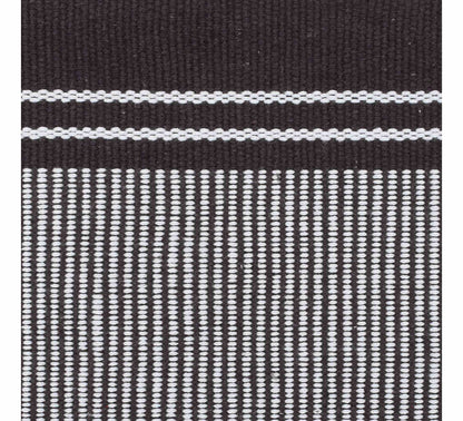 Provence Stripe Placemat Set of 4 33x48cm Chocolate Brown