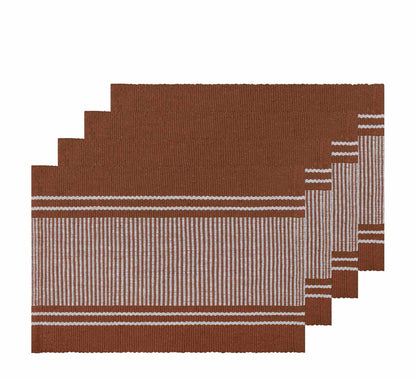 Provence Stripe Placemat Set of 4 33x48cm Glazed Ginger