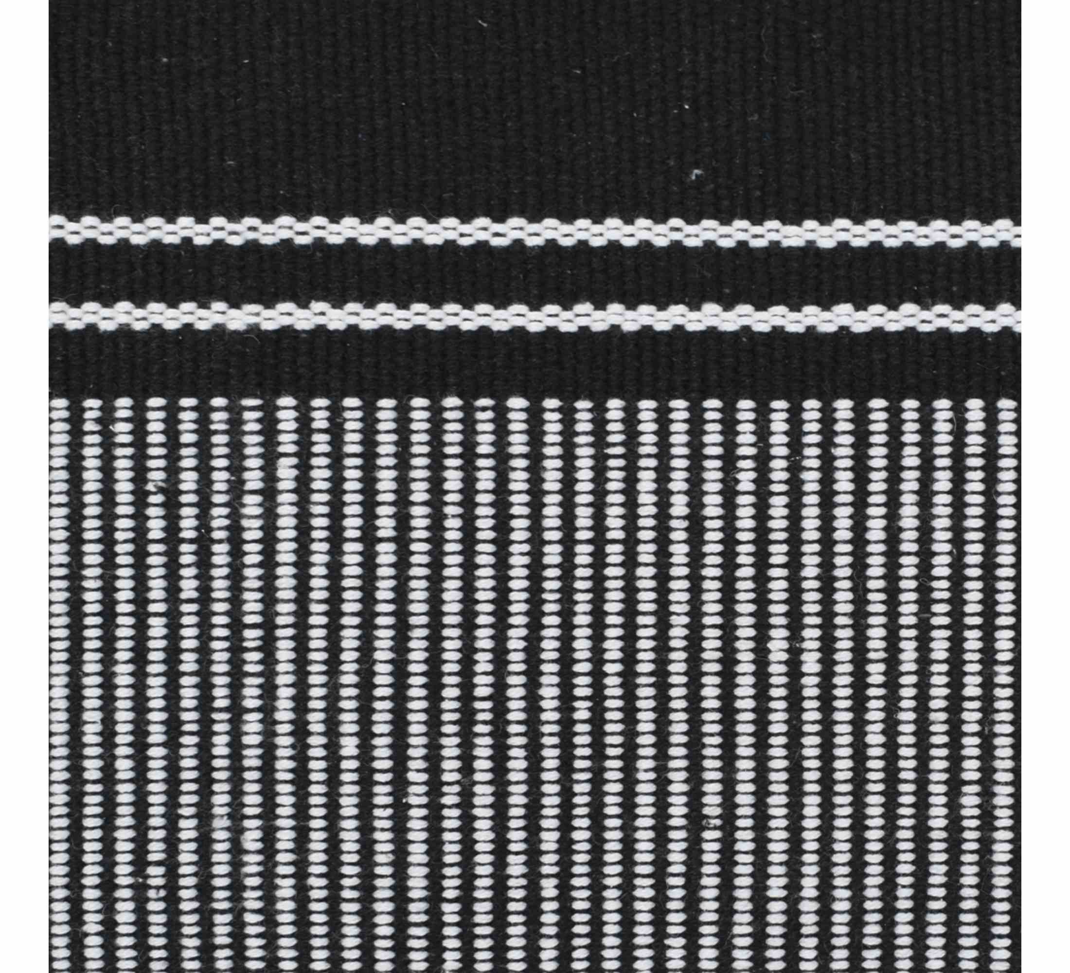 Provence Stripe Placemat Set of 4 33x48cm Jet Black